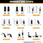 13-Pcs Resistance Band Home Workout Set