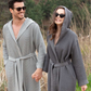 Women's Hooded Turkish Cotton Waffle Robe