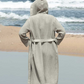 Women's Hooded Turkish Cotton Waffle Robe