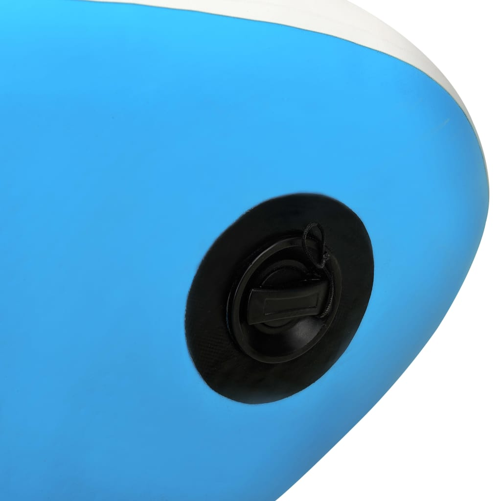 Blue and Black Stand Up Paddle Board Set