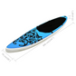 Blue and Black Stand Up Paddle Board Set