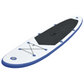 Blue and White Stand Up Paddle Board Set