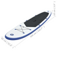 Blue and White Stand Up Paddle Board Set