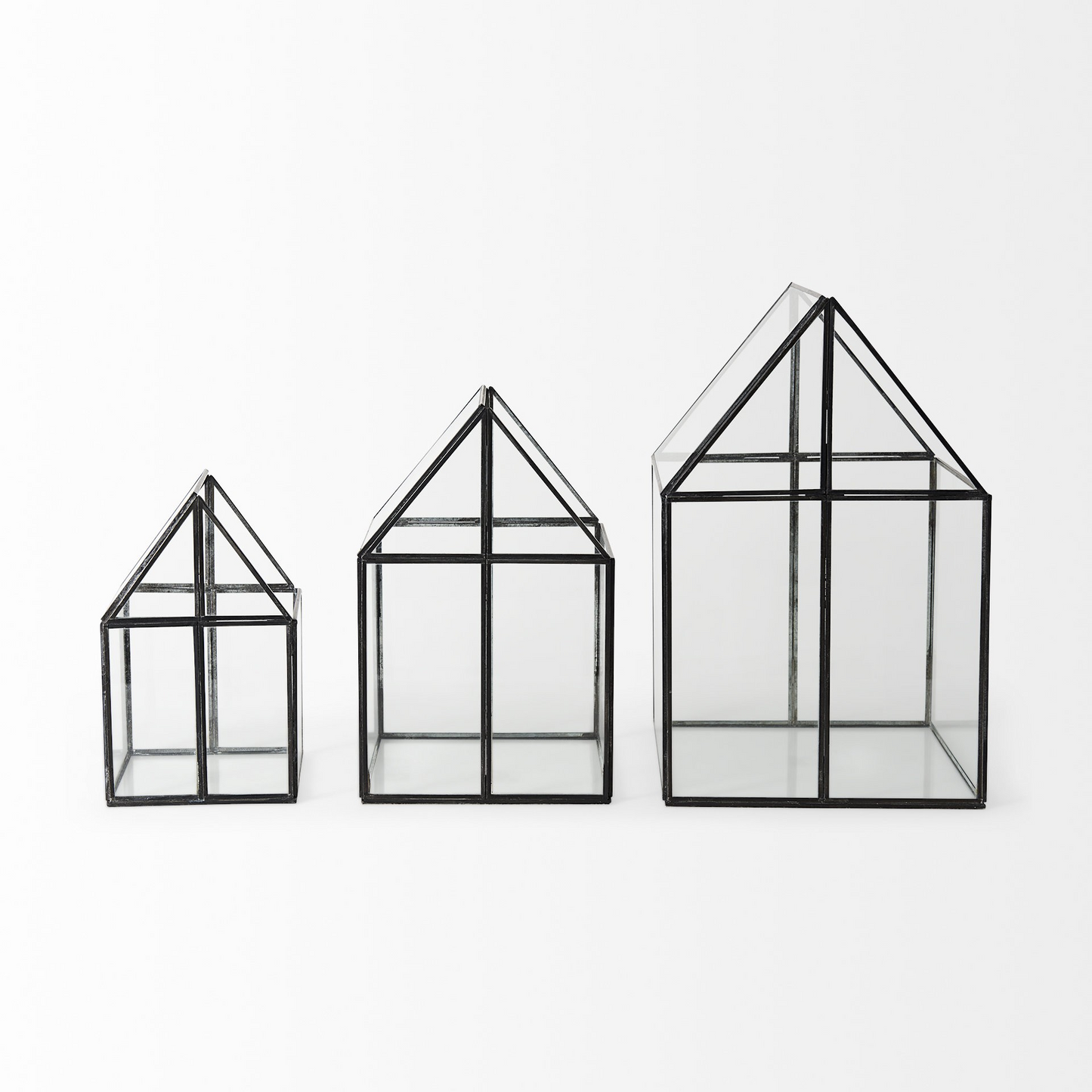 "Xl House Shaped Glass Terrarium"