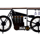 "17"" X 71"" X 35"" Black Motorcycle Wine Bar"