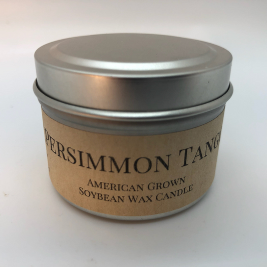 Persimmon Tango Soy Wax Candle | 2 oz Travel Tin