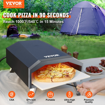 Portable Outdoor Pizza Oven 13 Inch