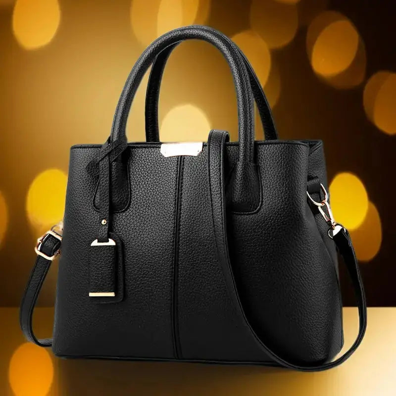 Stylish Leather Handbag Diagonal