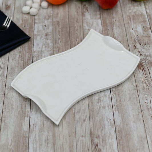 White Porcelain Serving Tray 10" inch